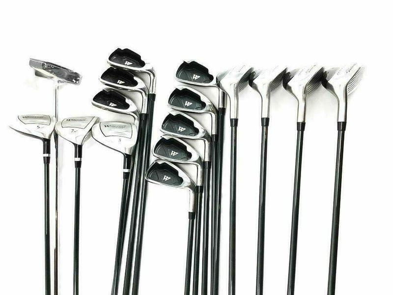 Warrior 3-9,PW Irons, Woods,Hybrids,Putter RH Regular Flex Complete Set