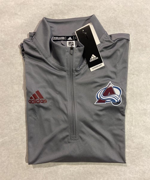 Colorado Avalanche Player Issued New Adidas 1/4 Zip M Or XL | SidelineSwap