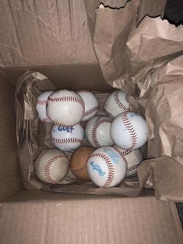 T-Ball Softcore Baseballs Training Balls Lot Of 12