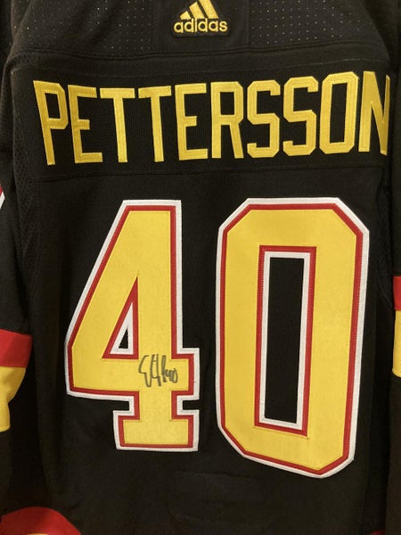 Elias Pettersson pro stock vancouver Canucks pride warmup jersey