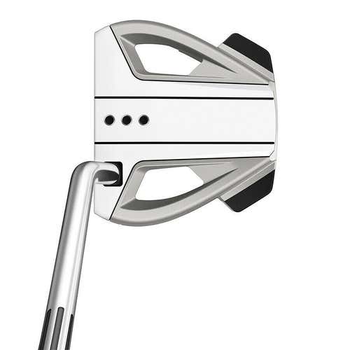 NEW 2021 TAYLORMADE SPIDER EX PLATINUM / WHITE SINGLE BEND PUTTER 33" W HC