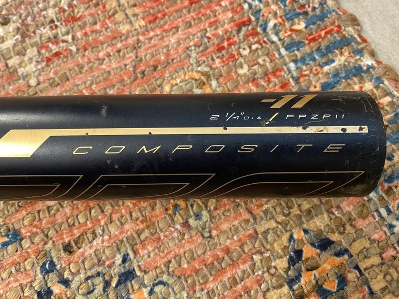 Black Used High School/College 2019 Rawlings Composite Quatro Bat (-11) 33"