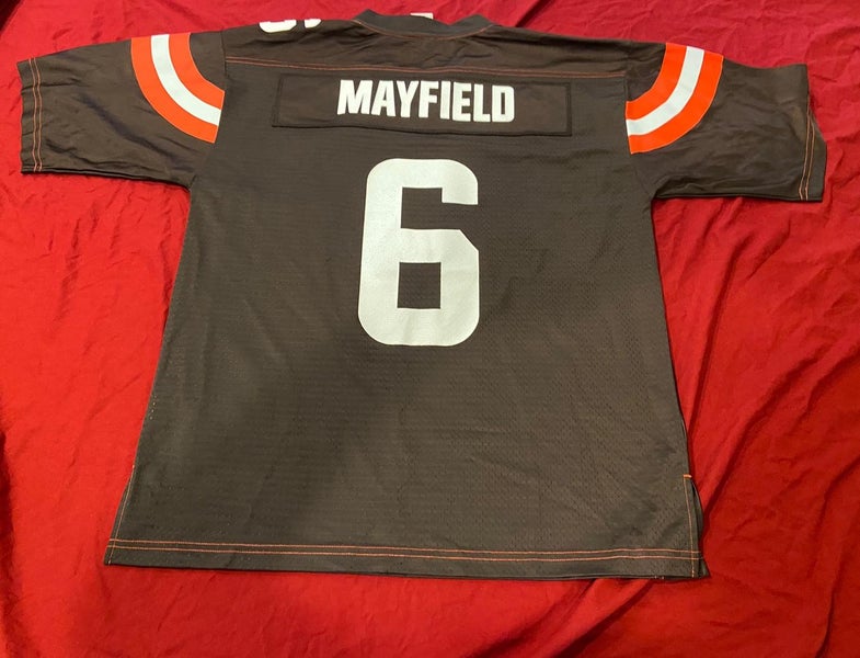 NFL Number 6 Nike Baker Mayfield Cleveland Browns Jersey Mens 