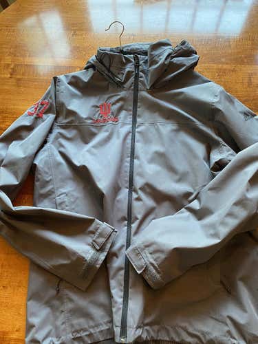 Gray IU Men’s Lacrosse Used Medium Adidas Jacket