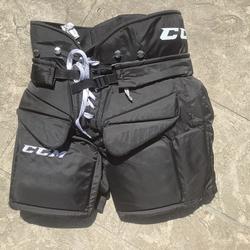 Black Intermediate Used Small CCM Hockey Goalie Pants