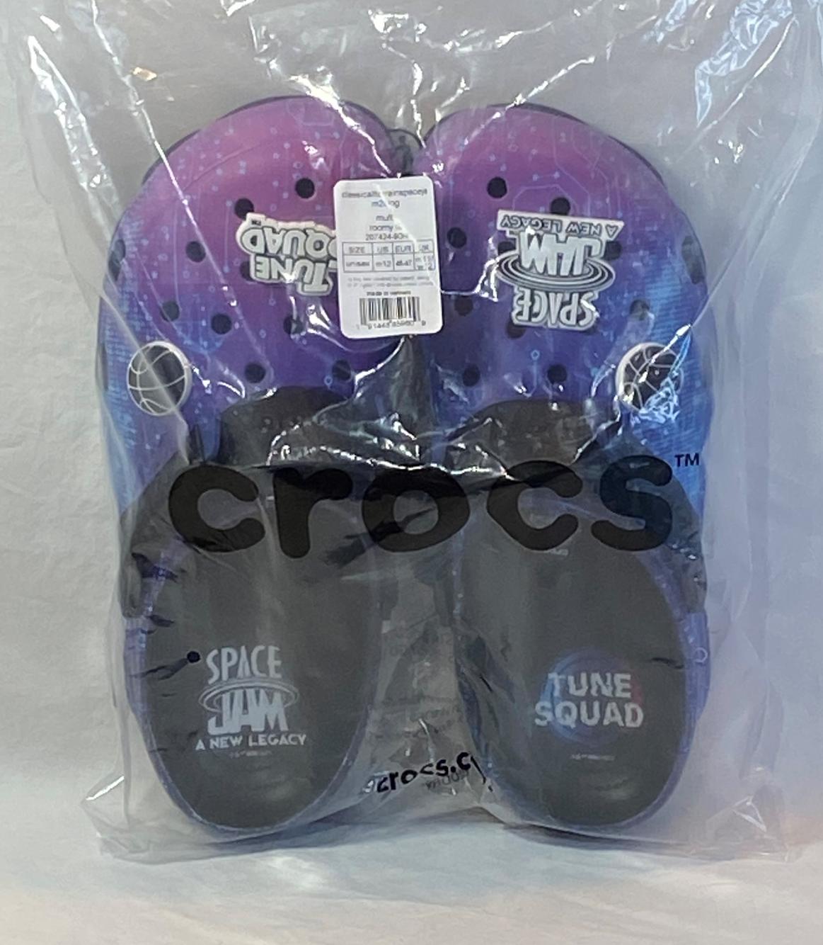 galaxy print crocs