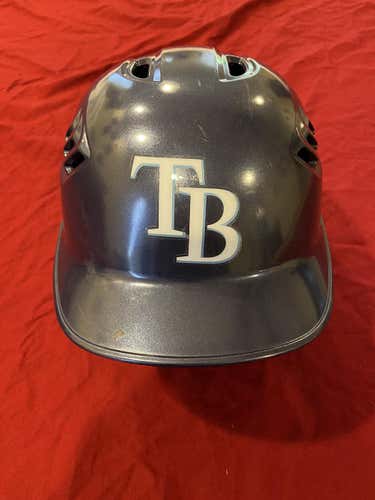 Tampa Bay Rays MiLB Game Used / Team Issued Rawlings Batting Helmet