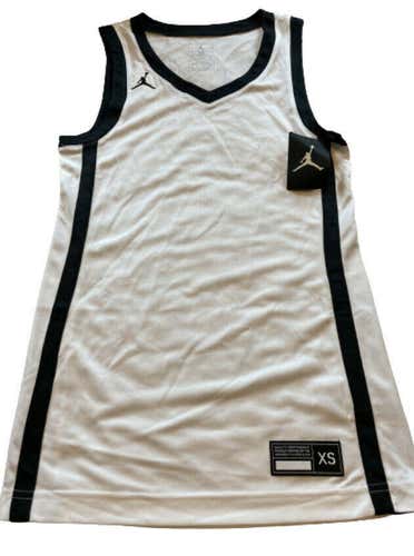 NWT Jordan by Nike Dri-Fit Men's Basketball Tank White Size XS Free Shipping.
