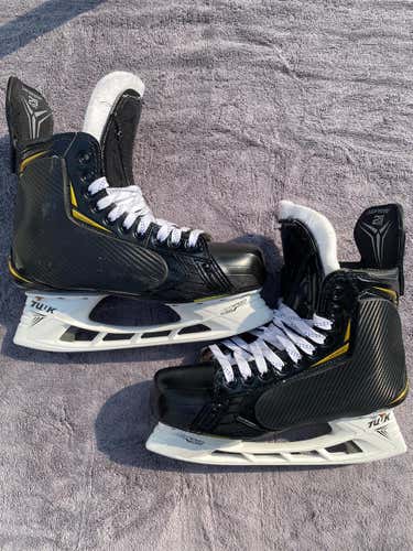 Carl Gunnerson Senior Bauer Pro Stock Size 9 Supreme 2S Pro Hockey Skates
