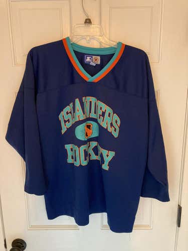 Vintage Starter New York Islanders Hockey Practice Jersey - Adult Medium