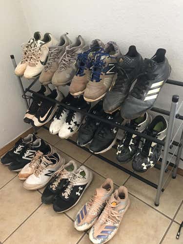 BASEBALL CLEATS and TURFS PACKAGE DEAL, NIKE, UNDER ARMOR, NEW BALANCE, ADIDAS