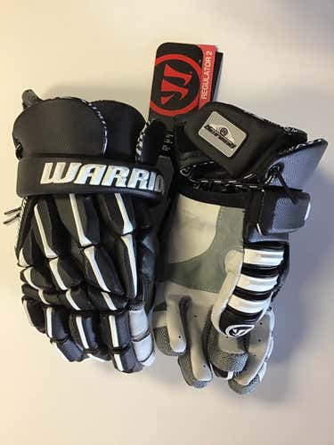 Black New Warrior 13" Regulator 2 Lacrosse Gloves