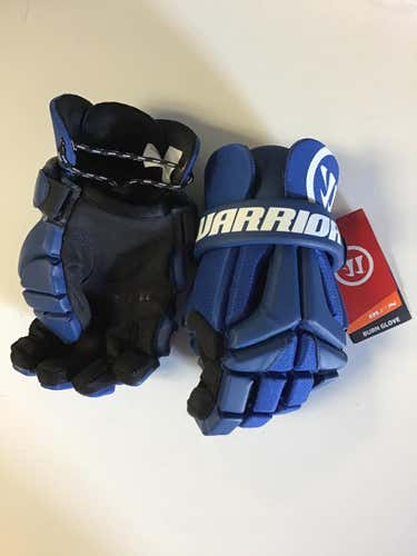 Blue New Warrior 12" Burn Lacrosse Gloves