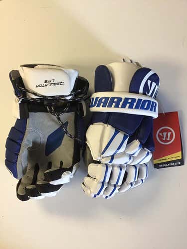 Blue New Warrior 13" Regulator Lite Lacrosse Gloves