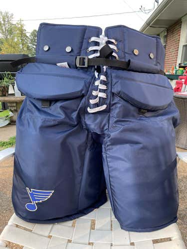 New Pro Return St. Louis Blues Jake Allen Vaughn Goalie Pants