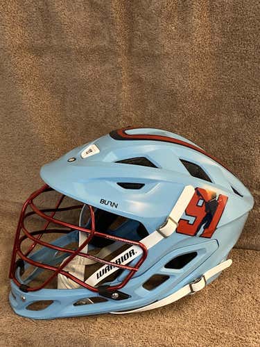 NWOT Warrior Burn Lacrosse Helmet Team 91 Carolina