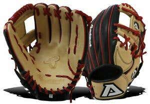 Black New High School/College Akadema Right Hand Throw Infield Baseball Glove 11.5"