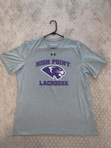 High Point Lacrosse Large Grey Under Armour Shirt