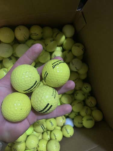 Yellow New Wilson 200 Pack Balls