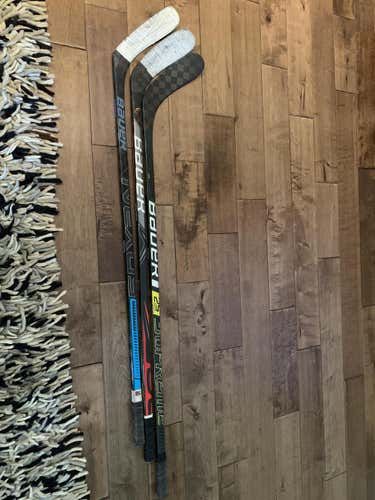 Junior Right Handed   3 pack Hockey Stick