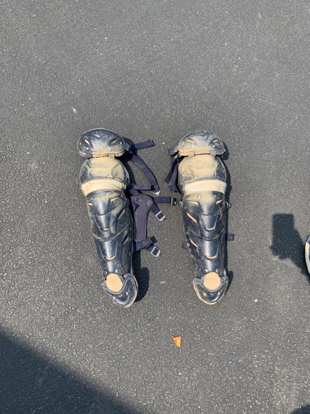 Blue Intermediate All Star System 7 Catcher's Leg Guard