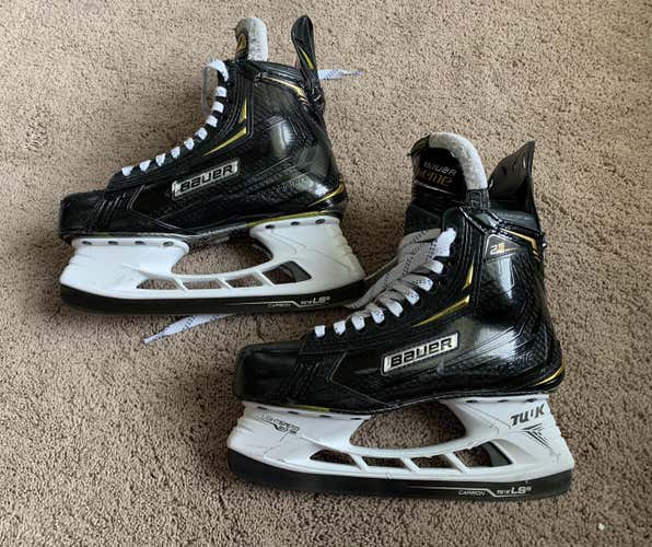 Used Bauer Regular Width  Size 7.5 Supreme 2S Pro Hockey Skates