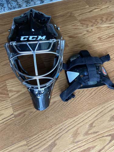 Black Used CCM  Pro Goalie Mask