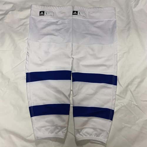 Pro Stock Toronto Maple Leafs Hockey Socks- White (2018 NHL Stadium Series)- pr2