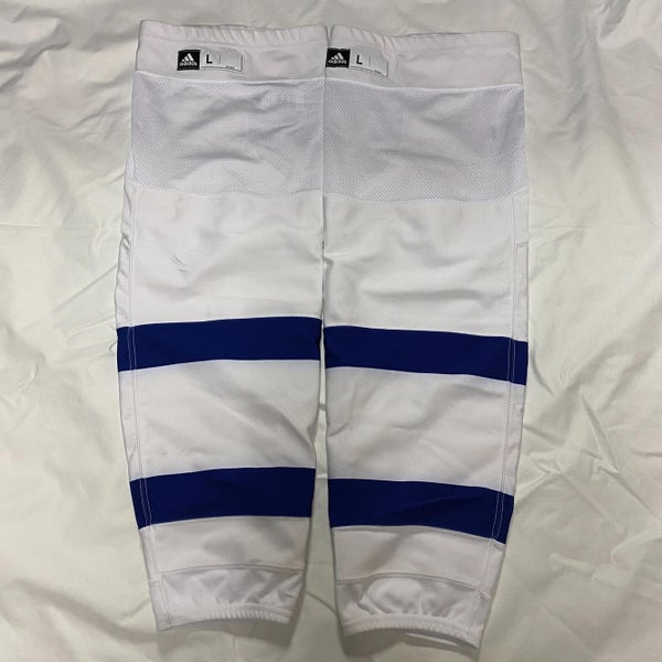 Pro Stock Toronto Maple Leafs Hockey Socks- White (2018 NHL Stadium Series)- pr2
