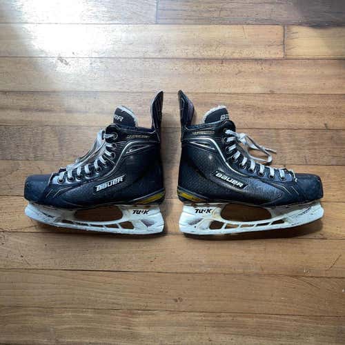 Used Bauer Supreme Total One Regular Width Size 7.5 Hockey Skates