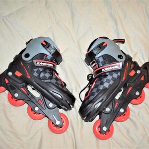 RollerDerby Ener-G Inline Skates, Adjustable Sizes 3-6 - New Condition!