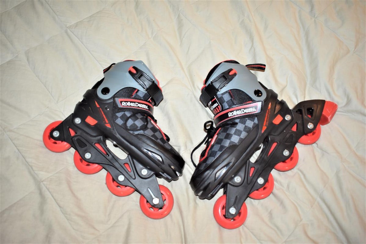 RollerDerby Ener-G Inline Skates, Adjustable Sizes 3-6 - New Condition!