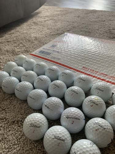 18 Used Titleist ProV1 / ProV1x Golf Balls