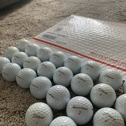 18 Used Titleist ProV1 / ProV1x Golf Balls