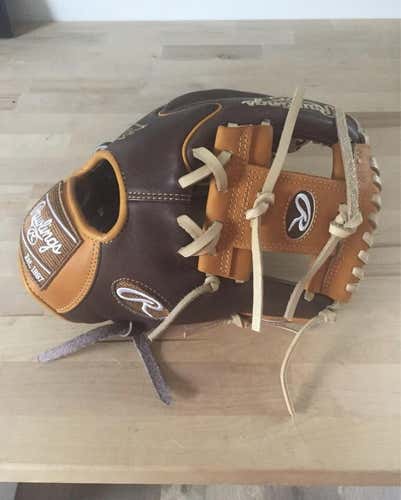 Brown High School/College Infield 11.75" Heart of the Hide Baseball Glove