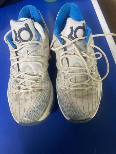 White Men's Size 11 (Women's 12) Nike KD 5 ELITE Shoes