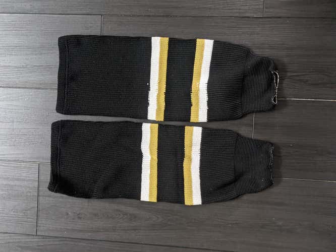 Black Senior New Large CCM Socks