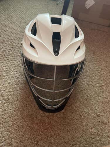 White Adult Player's Cascade S Helmet