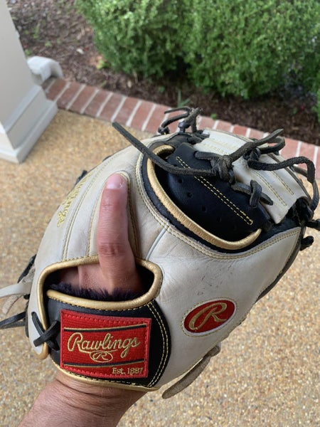 White High School/College Catcher's 32" Encore Baseball Glove