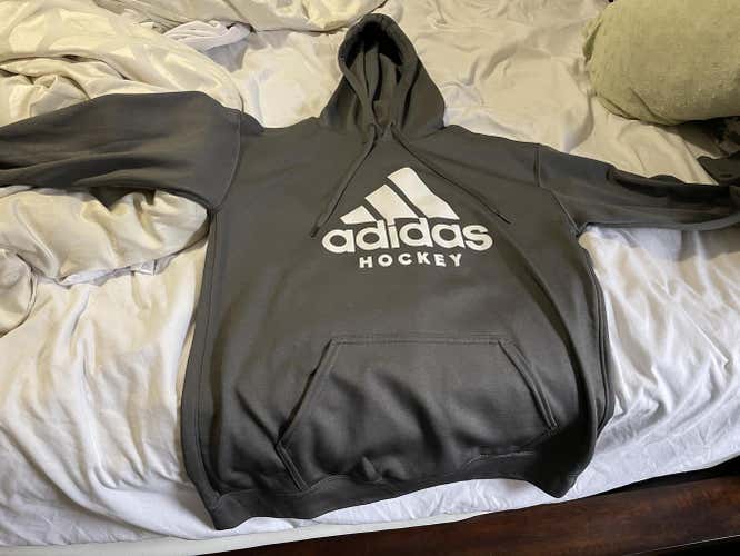 Gray Adult Men's Used Medium Adidas Hoodie