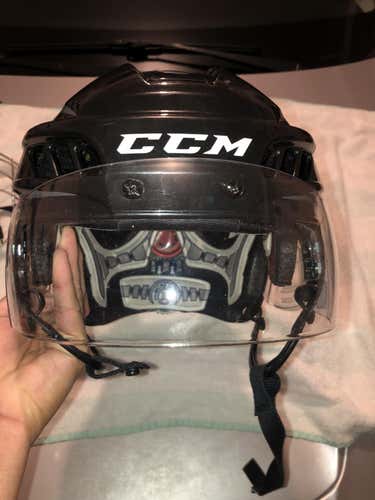 Brand New Adult Medium CCM Fitlite Pro Helmet With Visor/cage (Make An Offer)