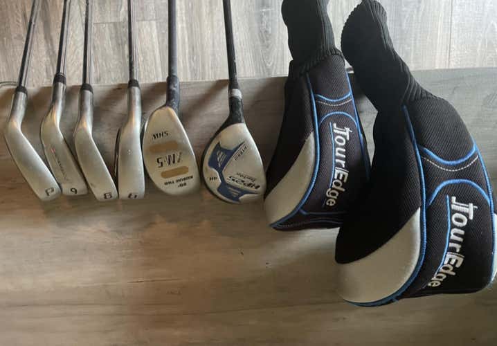 Used Junior Tour Edge Left Hand Clubs (Full Set) Regular Flex 8 Pieces