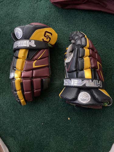 Black Used Player's Maverik 13" M4 Lacrosse Gloves