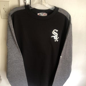 Chicago White Sox Logo Black Crew Neck Sweatshirt