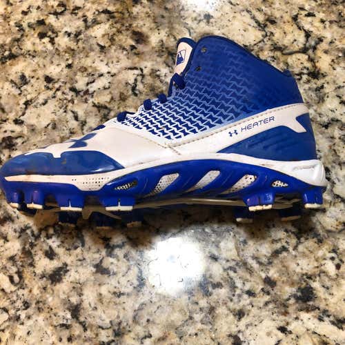 Blue Youth Used Size 3.5 (boys) Molded Cleats - Under Armour