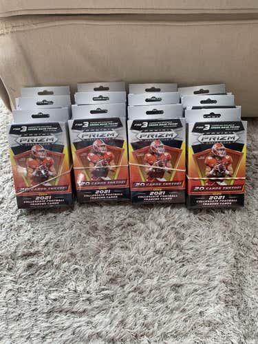 2021 panini nfl prizm draft picks football trading card hanger box