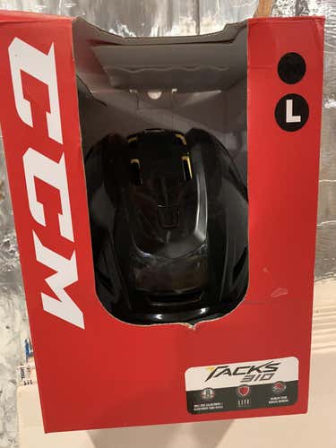 Black New Large CCM  Tacks 310 Helmet