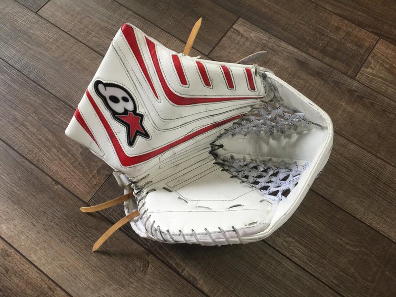 Brian's Regular Optik Hockey Goalie Glove Catcher Red Senior Used