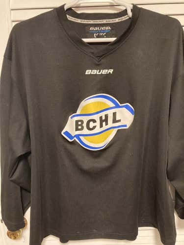 Bauer Black BCHL Senior Used Goalie Cut  Jersey