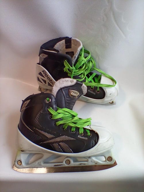 Used Reebok 12k Junior 01 Ice Skates Goalie Skates